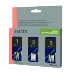 Exacto Full Kit - Angelus - комплект 15 щифта от фибростъкло   3 калибриращи фрези