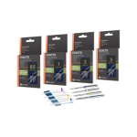 Exacto Trial Kit 0.5 - Angelus - комплект 5 щифта от фибростъкло   1 калибриращa фрезa